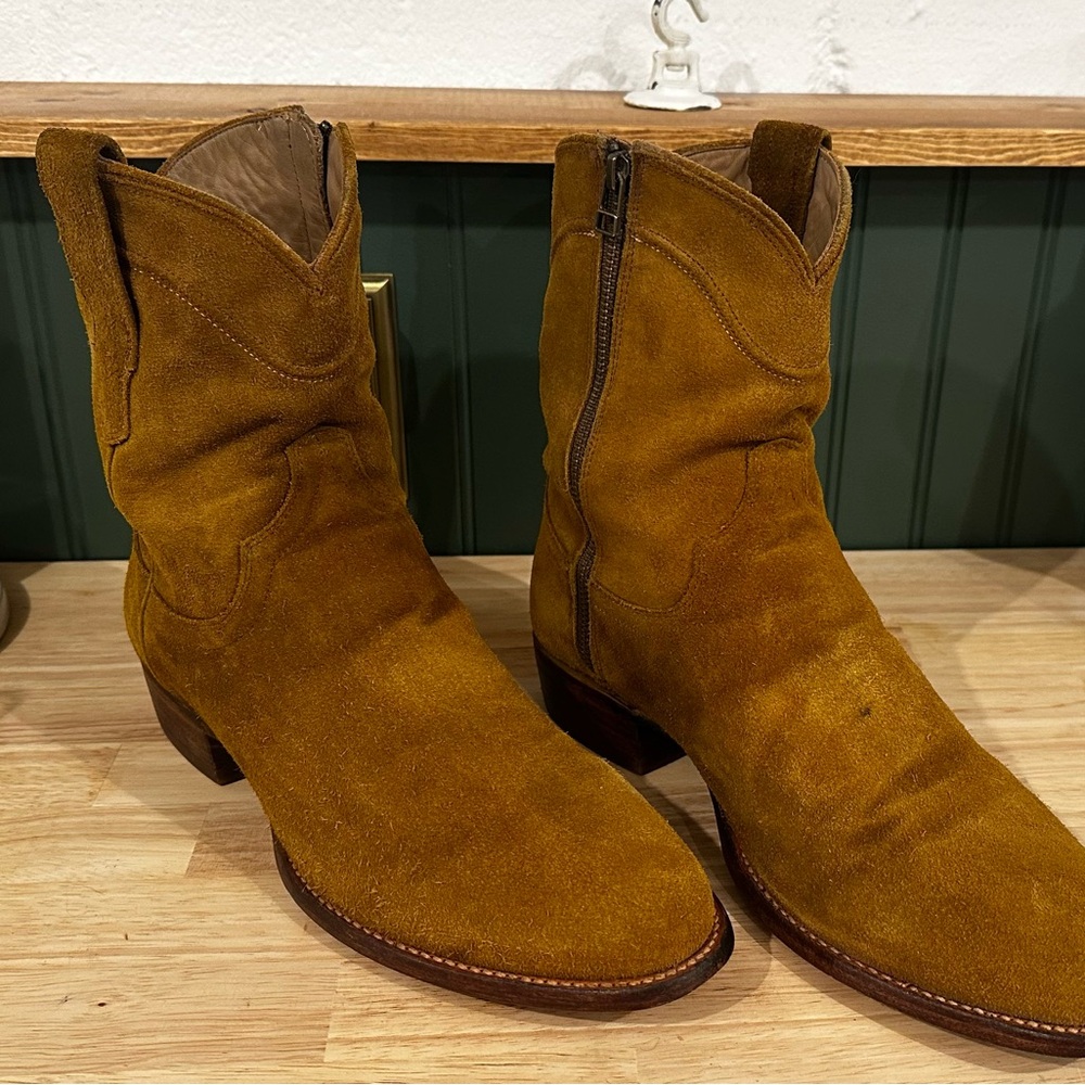 Tecovas Zip Suede boots “The Dean”